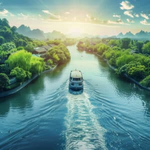 Croisière fluviale : Laissez-vous charmer par les rives pittoresques et l’histoire vivante des fleuves !