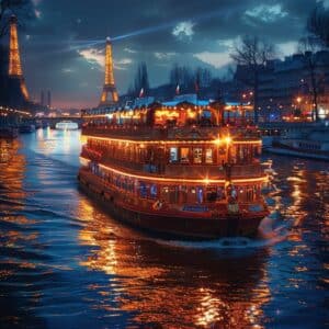 Croisière Nocturne en Bateau Mouche : Découvrez Paris illuminé