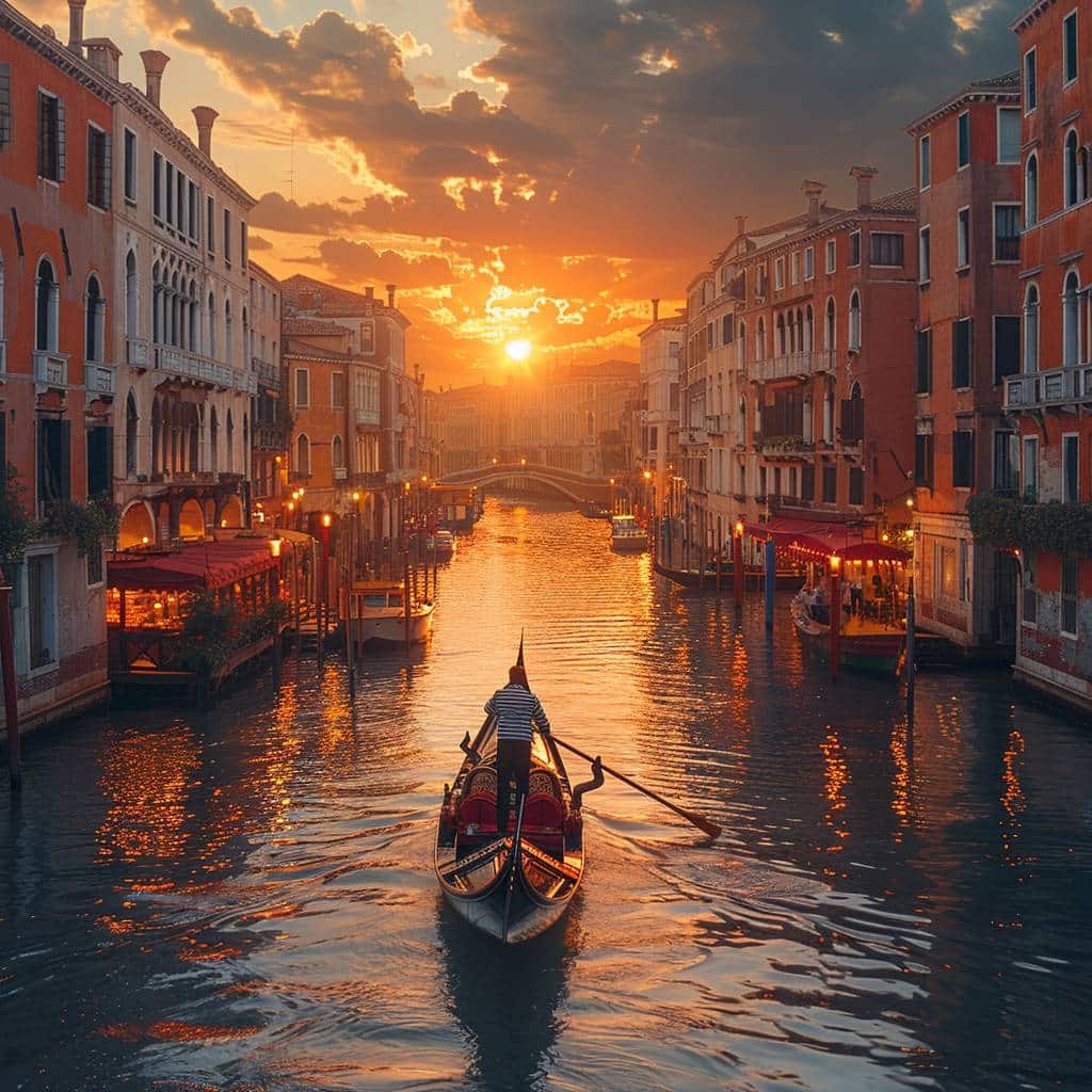 Découvrez Venise à travers une balade en bateau sur ses canaux historiques