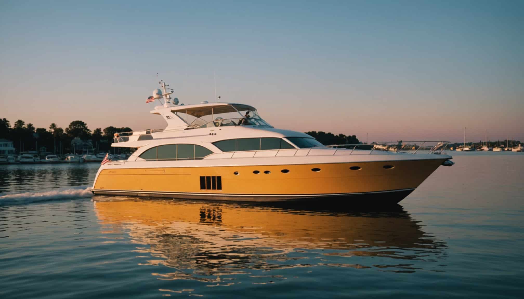 Bateau à moteur habitable prêt pour des croisières  
Modèle idéal de bateau à moteur pour vos aventures