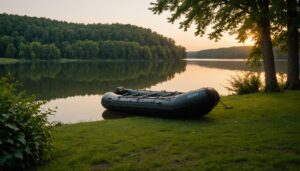 Bateau gonflable spacieux pour six personnes