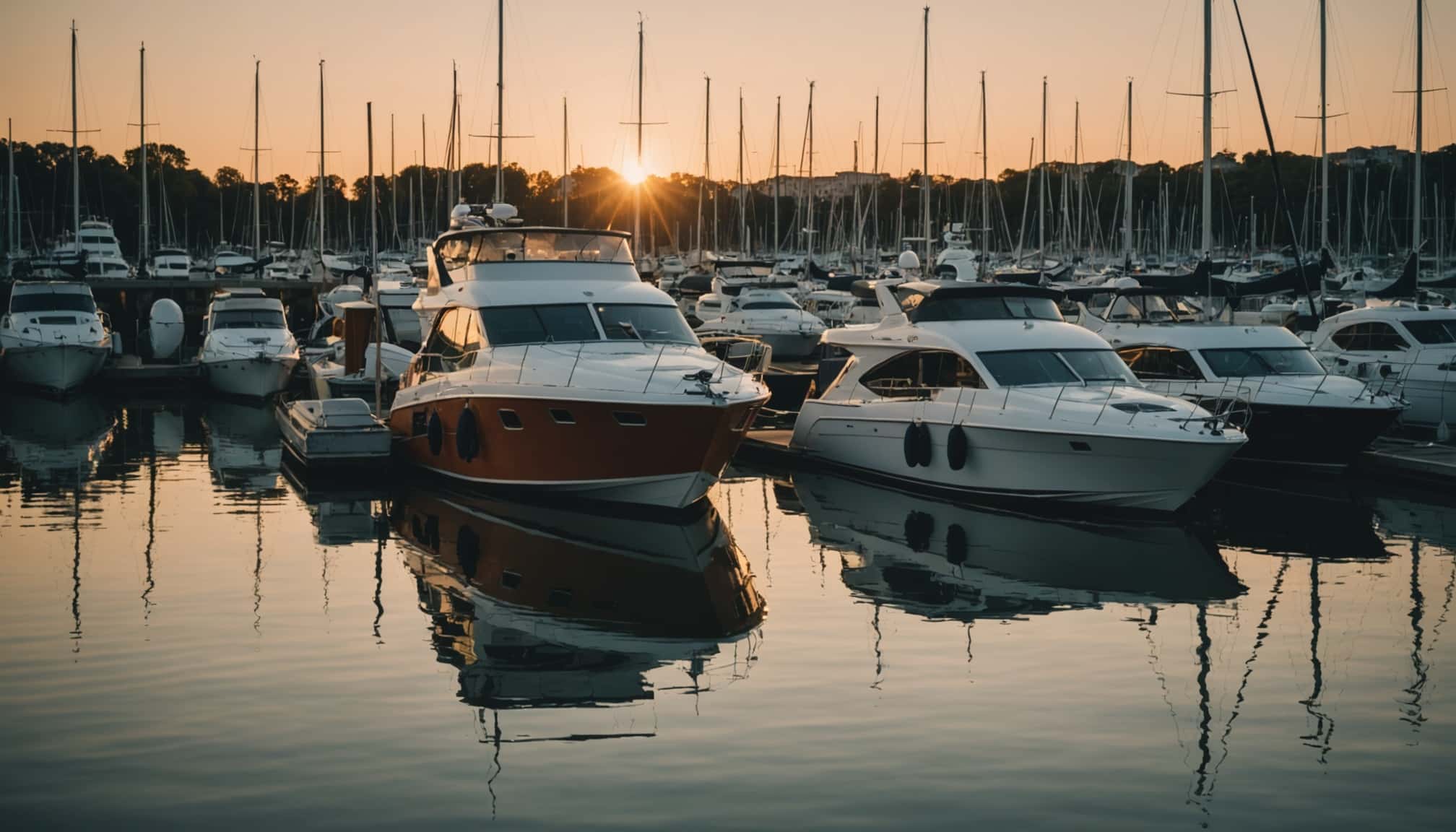 Bateau naviguant sereinement sur des eaux calmes  
Contrat d'assurance pour un bateau à moteur sur mer