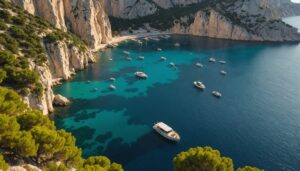 Naviguer dans les calanques de Marseille en bateau